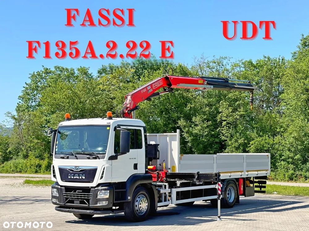 MAN TGS 18.360 * SKRZYNIA 7,15 m * FASSI F135A.2.22 E + PILOT * STAN BDB - 1