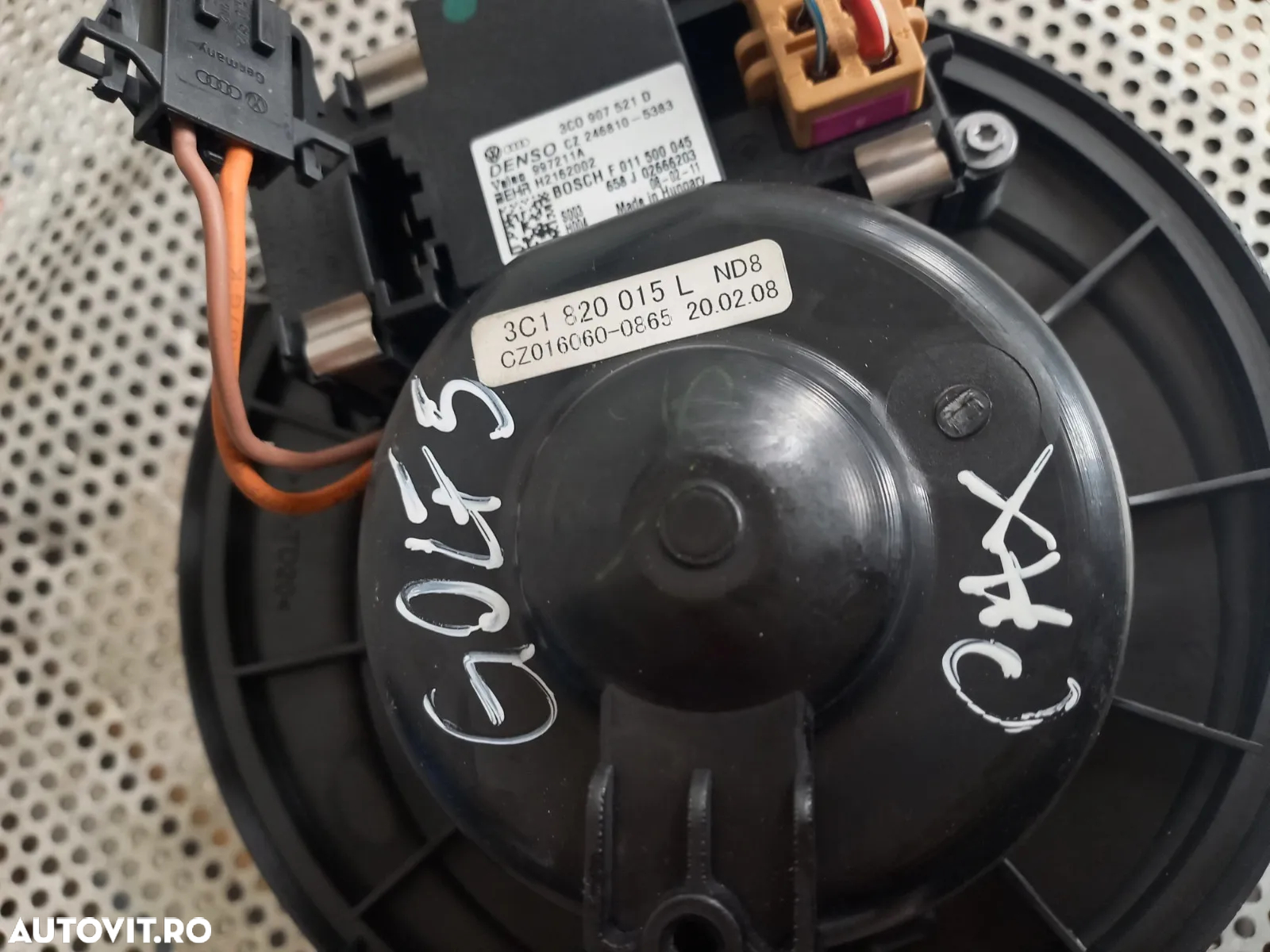 Motoras Aeroterma Bord Rezistenta Trepte Climatronic Vw Golf 5 Touran Jetta Volan Stanga - 8