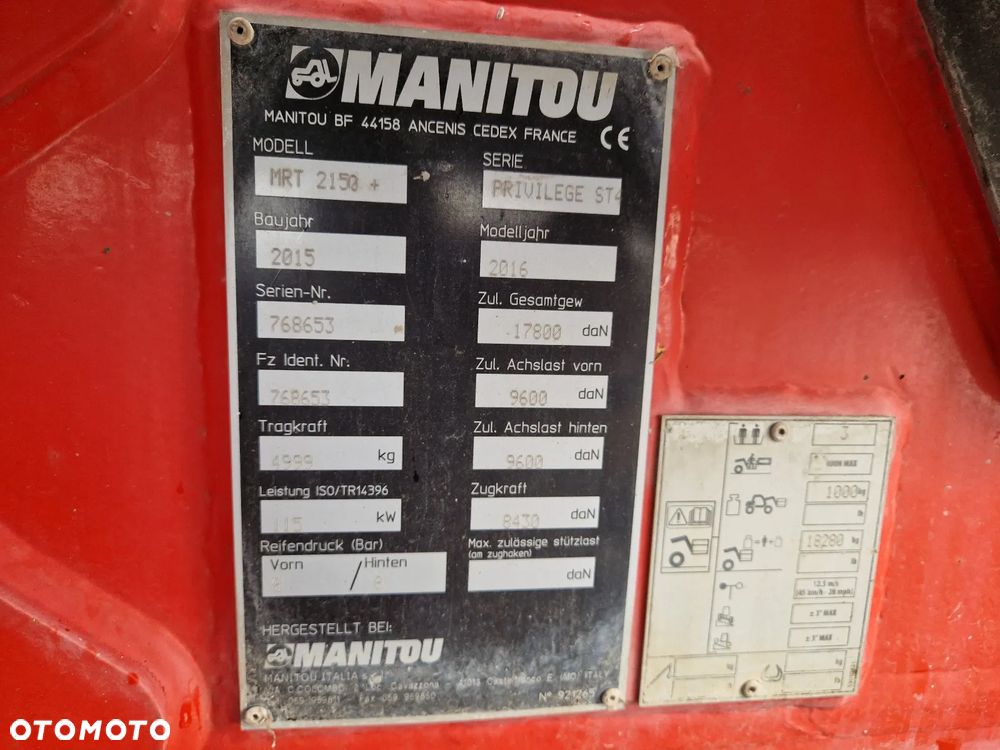 Manitou MRT 2150+ R445 - 10