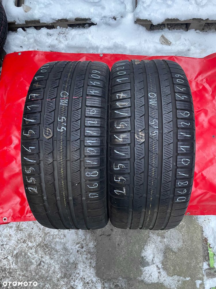 2szt. opony zimowe 255/45R17 102V Continental ContiWinterContact {MO} - 1
