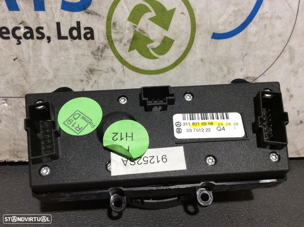 Comando Sensores Parque Mercedes E220 CDi 163cv ano 2002 a 2009 2118216958 - 2