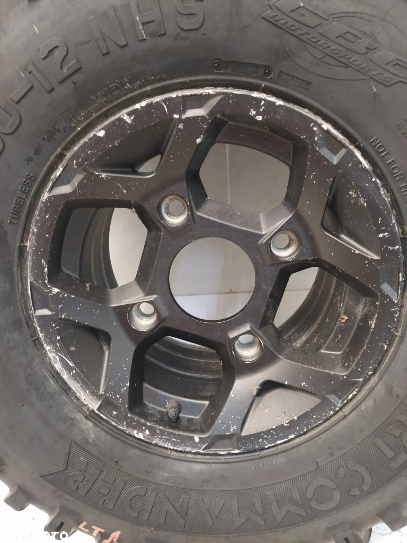 POLARIS FELGA 12x8 R12 ET50.1 OPONA DIRT COMMANDER GBC 27X11-12 KOŁO - 7
