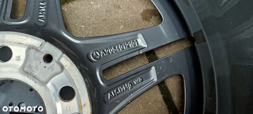 FELGI ALUMINIOWE STOPNIOWANE AMG 2x8Jx19 CALI ET25 2x10.5J x19 CALI ET57 fi 66.6 MERCEDES C E CLA CLK CLS GLK GLS VITO V KLASA KOMPLET 4 SZTUKI - 14