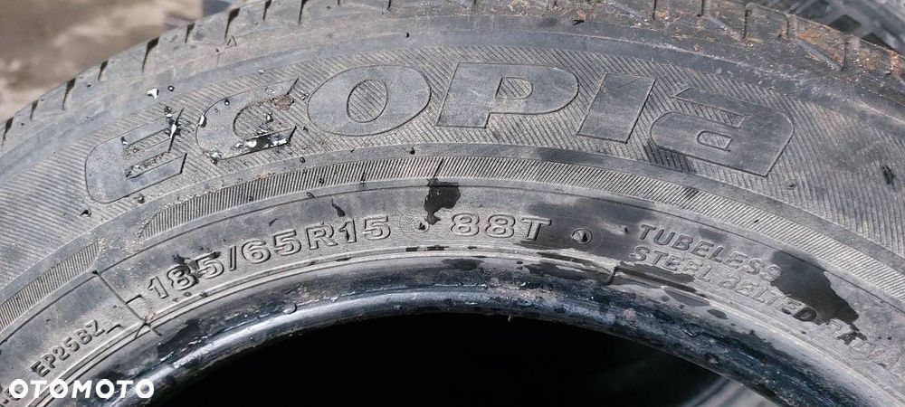 OPONY LETNIE 4 SZT 185/65R15 BRIDGESTONE ECOPIA 2010R - 3