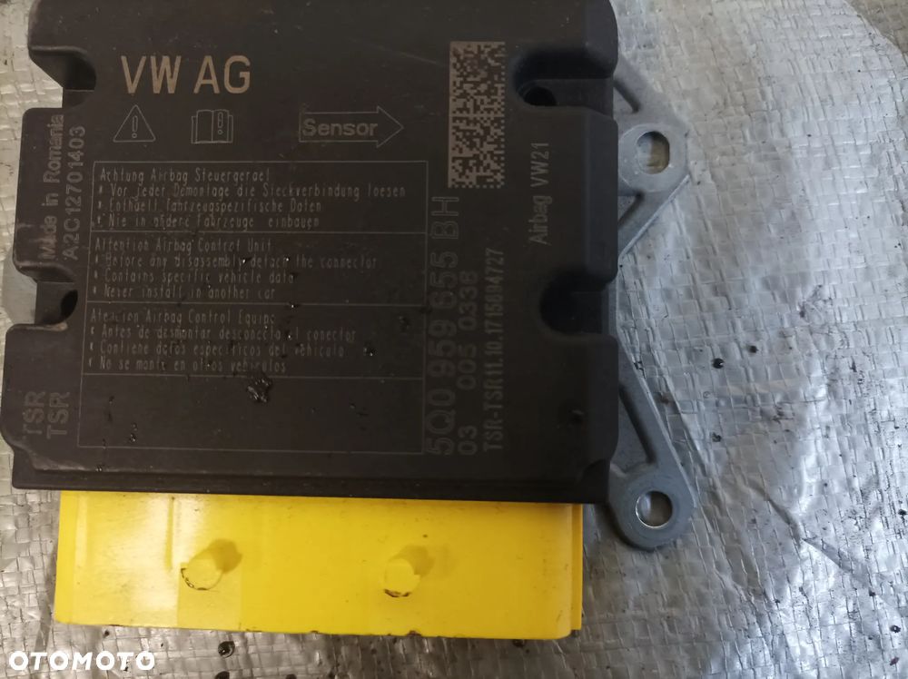 VW SKODA AUDI moduł sensor airbag poduszek powietrznych 5Q0959655BH - 3