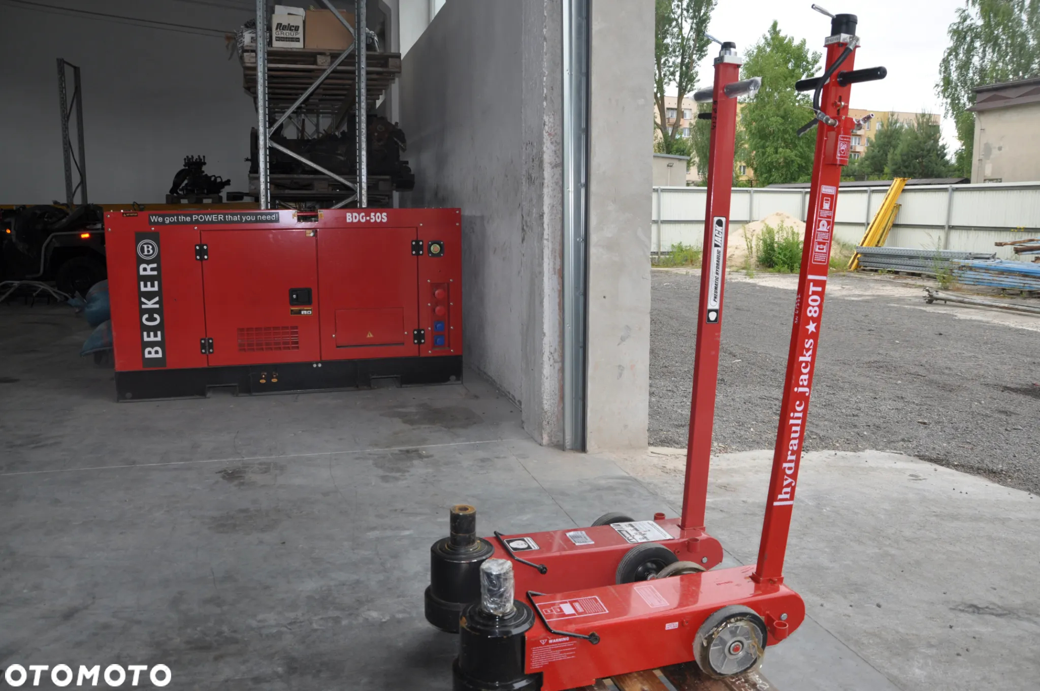 Żaba Podnosnik hydrauliczno pneumatyczny jack 80 Ton - 2