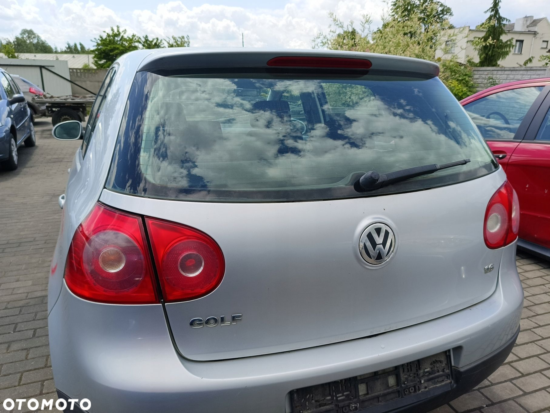 VW Golf V 5 03-09 KLAPA TYLNA TYL BAGAŻNIKA kod lakieru LA7W - 3