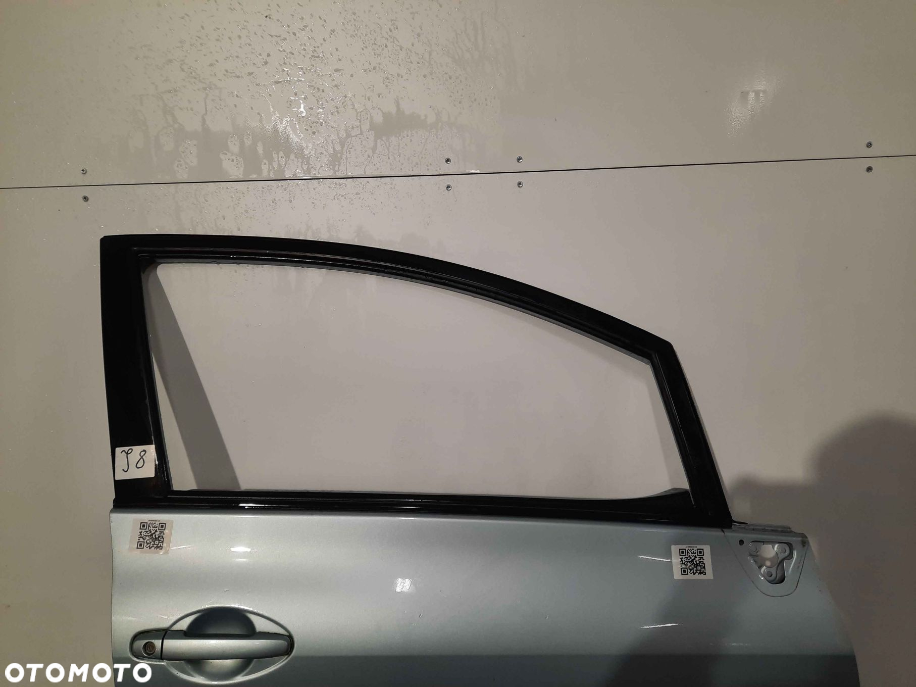 } DRZWI PRZÓD PRZEDNIE PRAWE TOYOTA AURIS I 1 8S1 BŁEKITNE 5D 5 DRZWI HB - 7