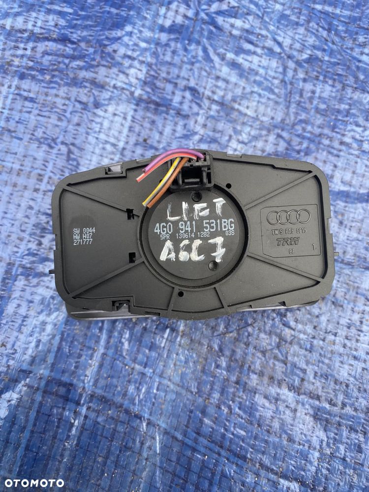 PANEL PRZEŁĄCZNIK WŁĄCZNIK ŚWIATEŁ AUDI A6 C7 A7 LIFT 4G0941531BG - 3