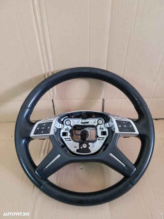 Volan Din Piele Cu Comenzi Si Padele Mercedes ML GLE W166 An 2011-2019 Cod A - 2