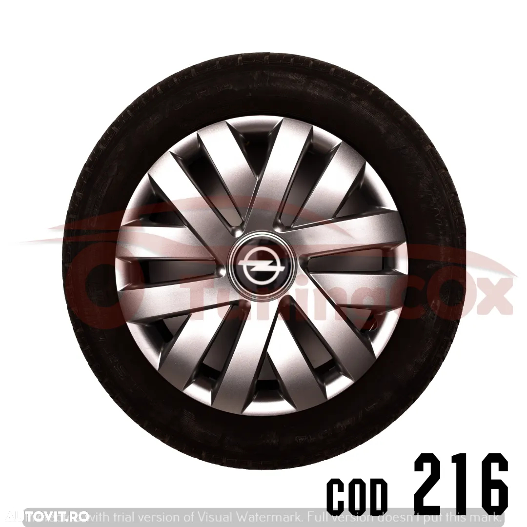 Capace roti OPEL r14  la set de 4 buc ,Capace janata aliaj - 6