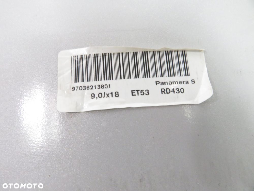 FELGA ALUMINIOWA PORSCHE  97036213801 97036213601 18" 9.0" 5X130 53 - 5