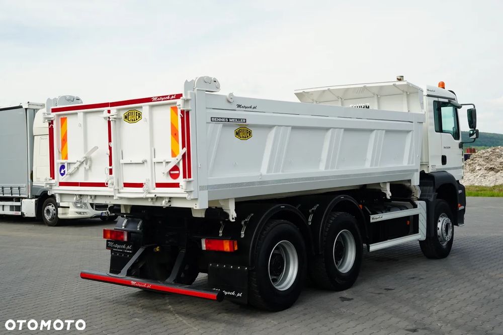 MAN TGA 33.350 / 6x4 / WYWROTKA / HYDROBURTA / MEILLER KIPPER / BORDMATIC / MANUAL / SPROWADZONY - 14