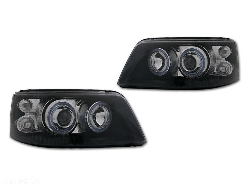 REFLEKTORY LAMPY KPL RINGI TUNING DEPO SOCZEWKA VW T5 TRANSPORTER MULTIVAN - 1