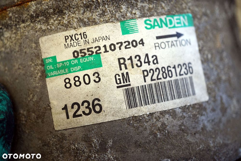 KOMPRESOR KLIMATYZACJI SPRĘŻARKA INSIGNIA A I 2.0 CDTI P22861236 OPEL 2008-2013 - 6