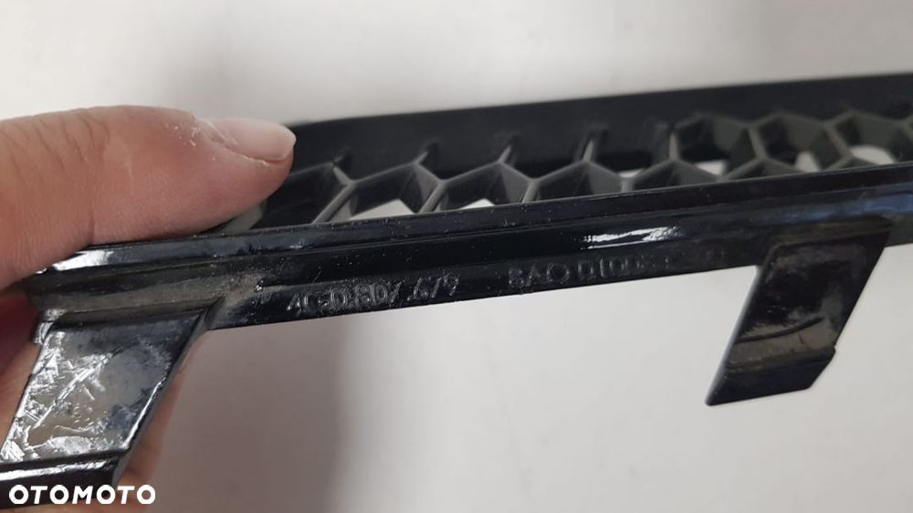 AUDI RS6 C7 KRATKA LEWA ZDERZAKA PRZÓD PRZEDNIEGO 4G0807679 - 3