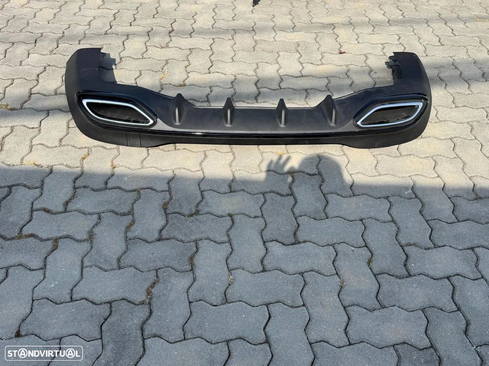 Para choques Traseiro + Difusor Ponteira escape CLA AMG 2019 - 6