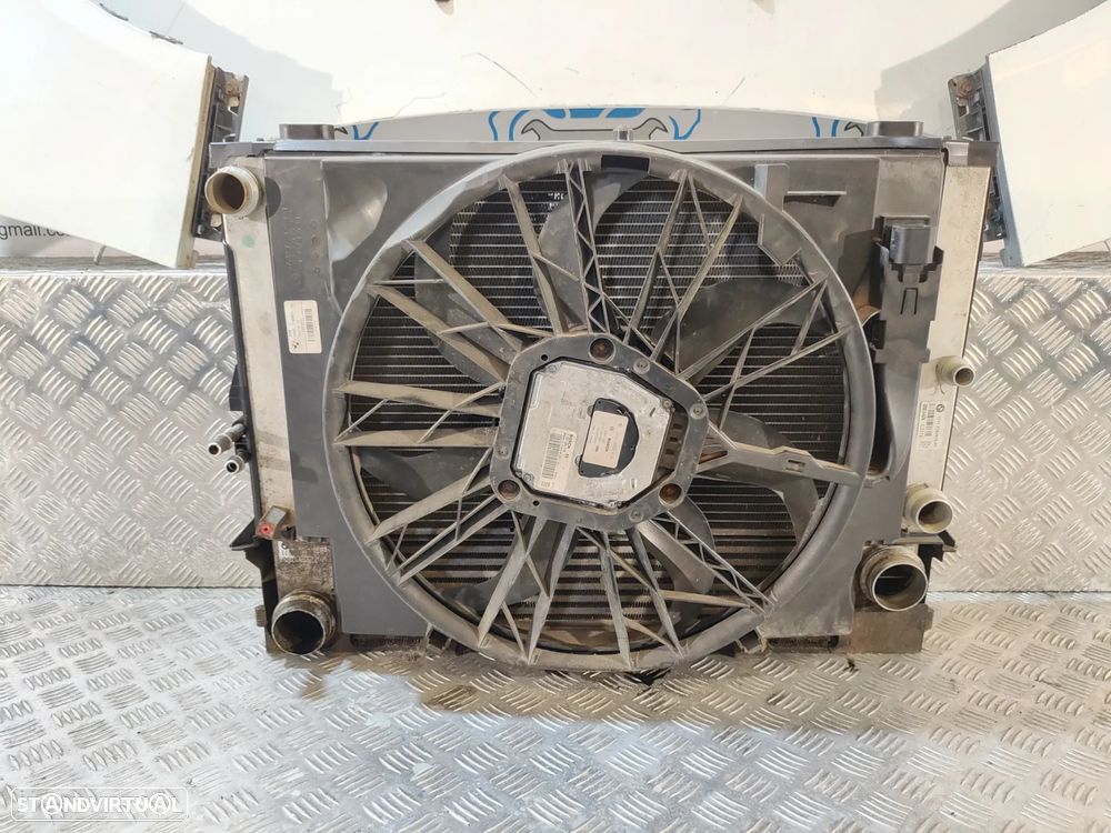 FRENTE COMPLETA BMW SERIE 5 E60 SEDAN PACK M E61 TOURING PACK M CAPOT PARACHOQUES SENSORES GUARDA-LAMAS OTICAS RADIADOR VENTILADOR FRENTE FIBRA REFORÇO - 22