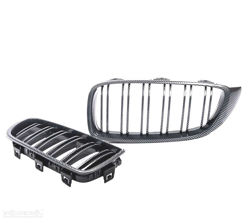 GRELHA FRONTAL BMW F32 F33 F36 CARBONO LOOK M - 2