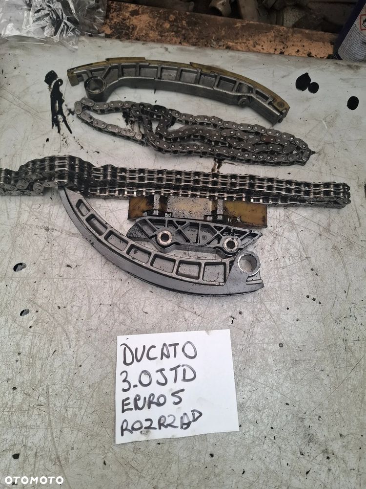 FIAT DUCATO 3,0 hpi JTD IVECO rozrząd łańcuch ślizgi - 2
