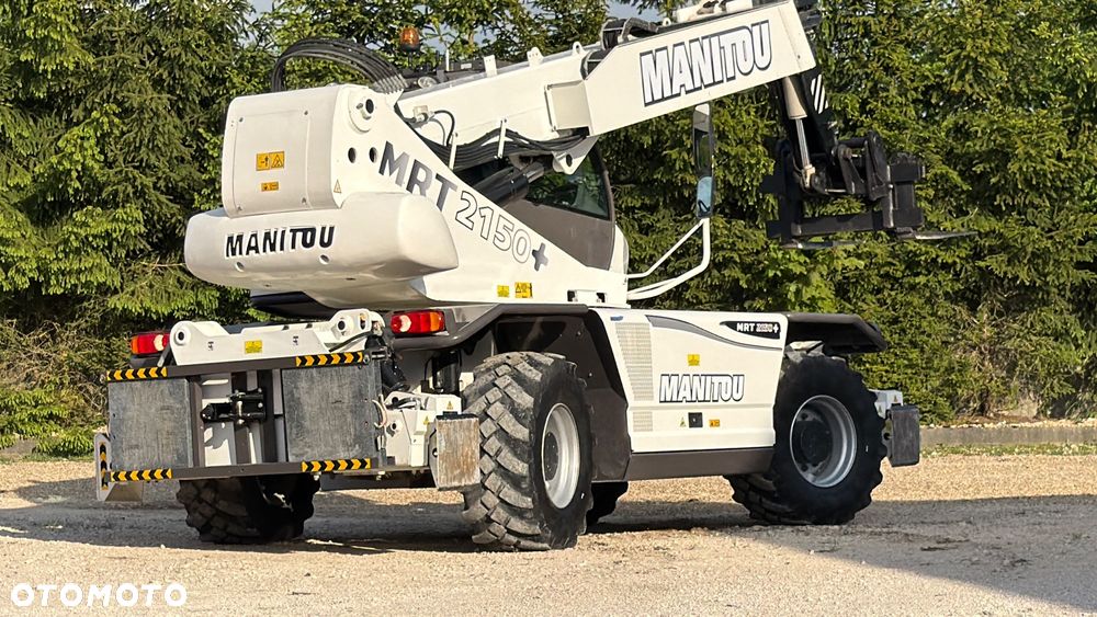 Manitou Ładowarka teleskopowa Manitou Mrt 2150 + Privilage Roto obrotowa 360 Pilot sterowanie radiowe Kosz Widły 2016/17 1840 2550 2540 silnik Mercedes 2150+ Merlo - 28