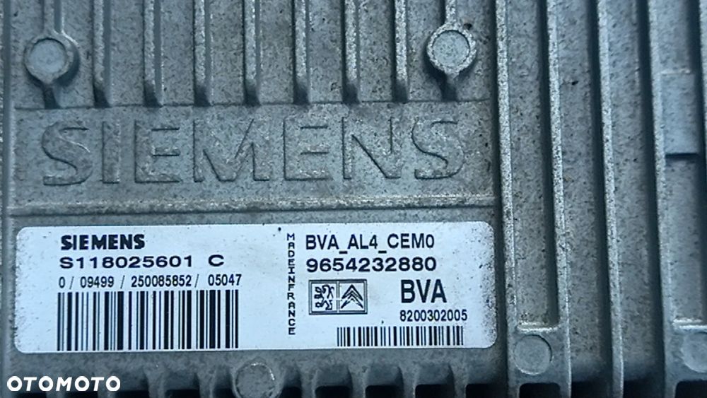 Peugeot 307 407 Citroen C4 C5 2.0  1.8 16V sterownik komputer skrzyni biegów 9654232880 - 2