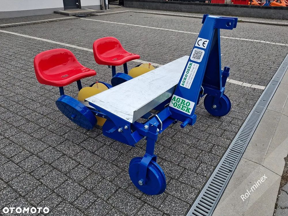 Tryby metalowe Sadzarka 2 rzędowa do rozsady warzyw Transport - 5