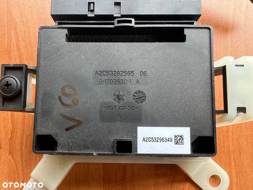 MODUŁ SENSOR STEROWNIK HAMULCA RĘCZNEGO VOLVO V60 A2C53296349 - 2