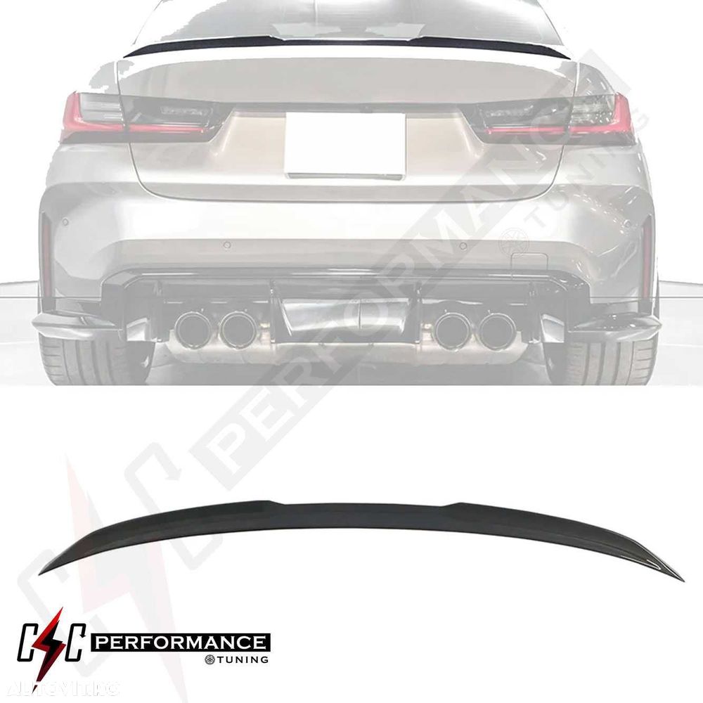 Eleron Portbagaj Compatibil BMW Seria 3 G20 (2019-up) M4 Negru Lucios - 3