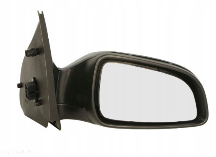 LUSTERKO OPEL ASTRA H 03-12 3D GTC PRAWE CZARNE ELEKTRYCZNE OGRZEWANE - 1