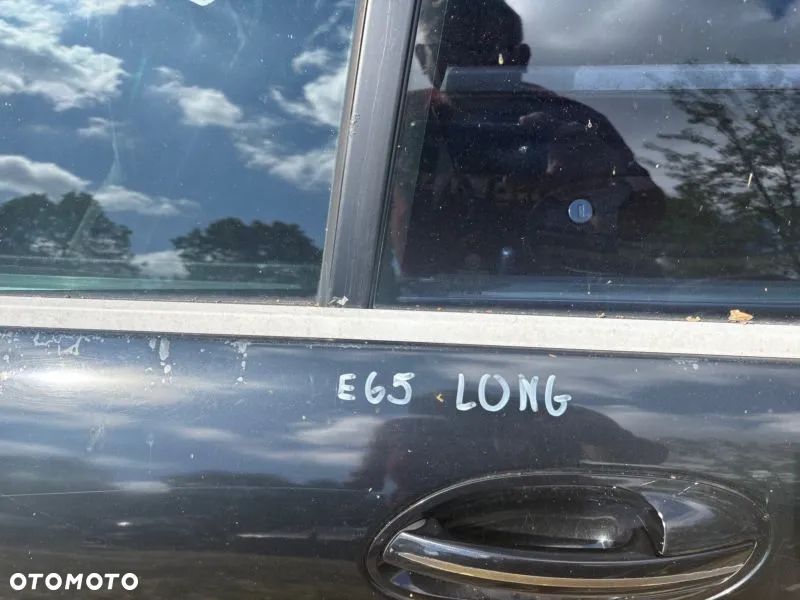 BMW 7 E66 E65 LONG Li przedłużana wersja 750Li DRZWI tył tylne lewe lewa strona tylna LONG 475 black sapphire - 2