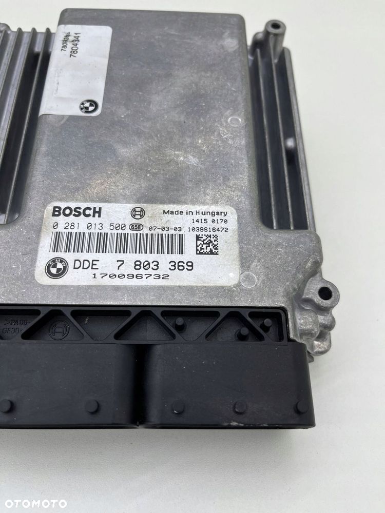 BMW 7 E65 E66 3.0D M57 KOMPUTER STEROWNIK SILNIKA ECU 7803369 - 2