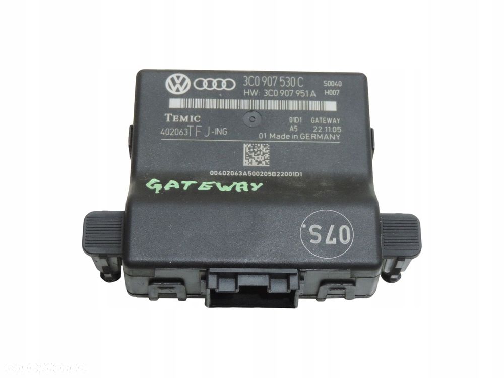 MODUŁ GATEWAY VW PASSAT B6 3C0907530C - 1
