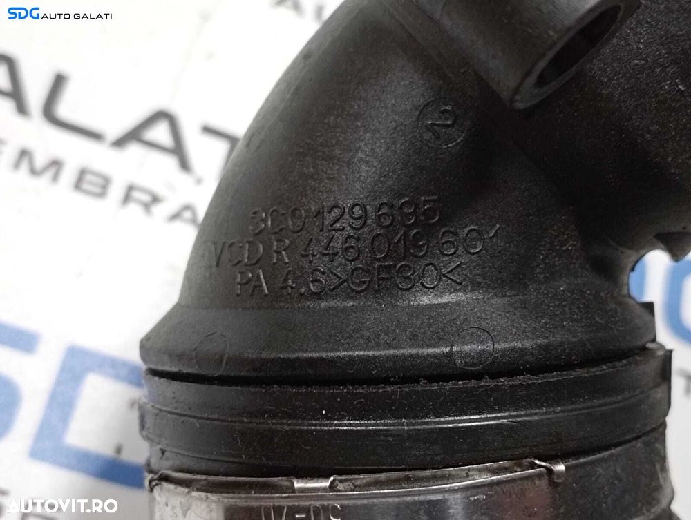 Tub Tubulatura Conducta Admisie Presiune Aer Intercooler Turbo Turbina Turbosuflanta Volkswagen Golf 6 2008 - 2014 Cod 3C0129654 3C0129635 [M5392] - 2