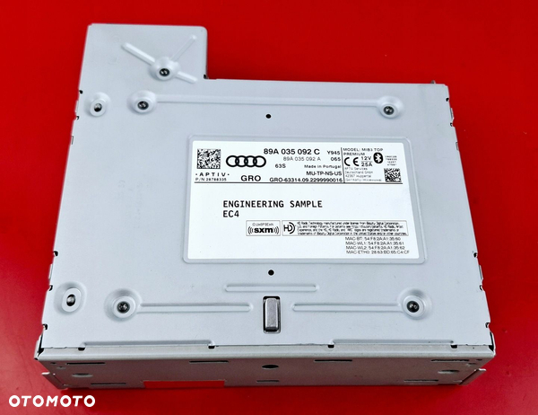 Audi OE Stacja multimedialna MIB3 TOP Premium 89A035092C