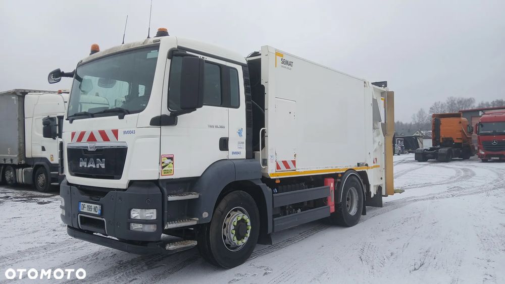 MAN TGS 18.360 4X4 HYDRODRIVE ŚMIECIARKA ZABUDOWA SEMAT SPROWADZONY DO ZABUDOWY WYWROTKA - 1