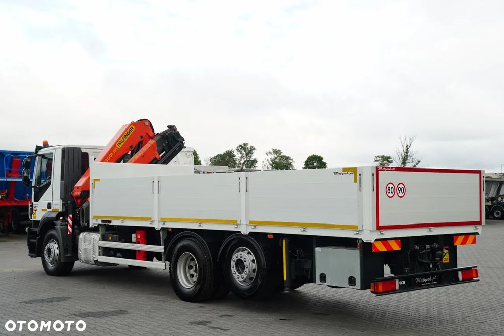Iveco STRALIS 420 / 6x2 / SKRZYNIOWY - 7,1 M / HDS PALFINGER PK- 23001- EH E- 17 M / MAX UDŹWIG 5 600 KG / OŚ PODNOSZONA I SKRĘTNA / EURO 6 - 11