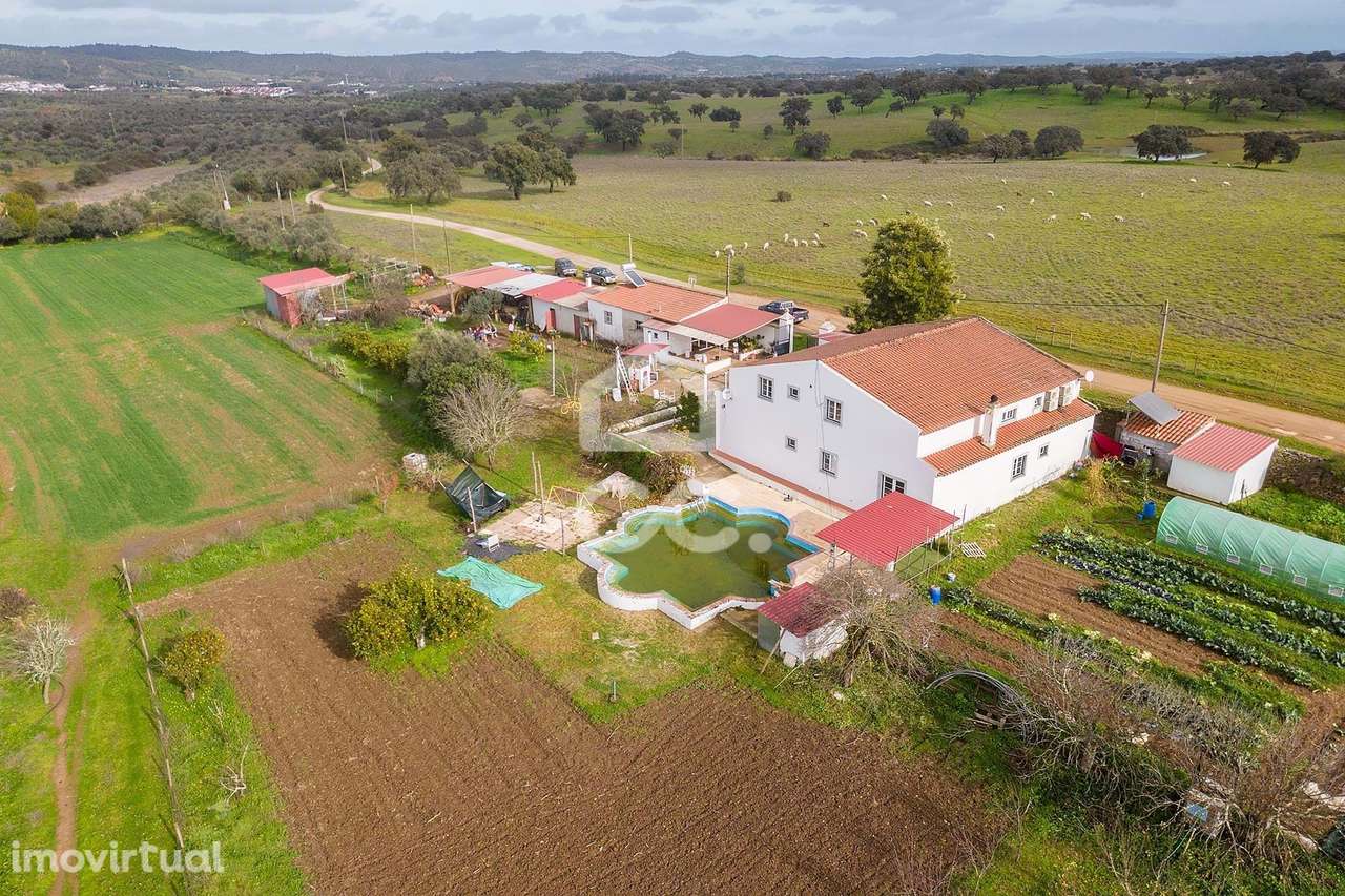 Quinta com 1,35ha c/ Moradia T7, Anexo e Piscina | Portel - Grande imagem: 2/60
