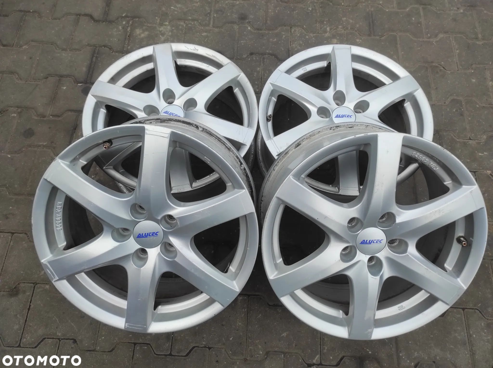 FELGI ALUFELGI KOŁA 5X112 R17 7.5J ET47 ALUTEC KBA48526 CAŁE PROSTE WYSYŁKA !!!!! - 1