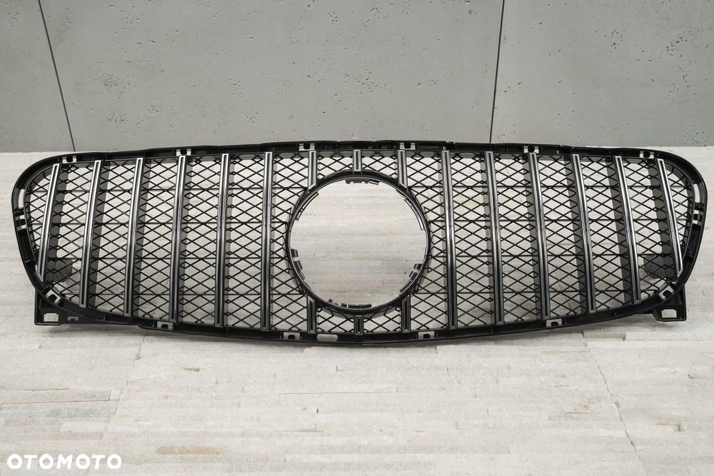 mercedes gla x156 2014-2016 grill gt panamericana srebrny - 4