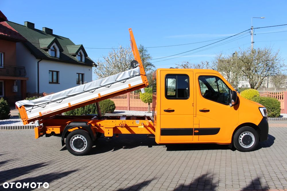 Renault MASTER / MOVANO / BRYGADÓWKA / DOKA / WYWROTKA / 6 OSÓB / POLSKI SALON / NISKI PRZEBIEG / - 10
