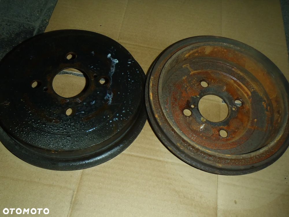 bęben szczęki cylinderek rozpierak hamulec tylny osłona tarcza kotwiczna kostka abs z zawieszenie tył toyota yaris II III 2 3 jak nowe - 12