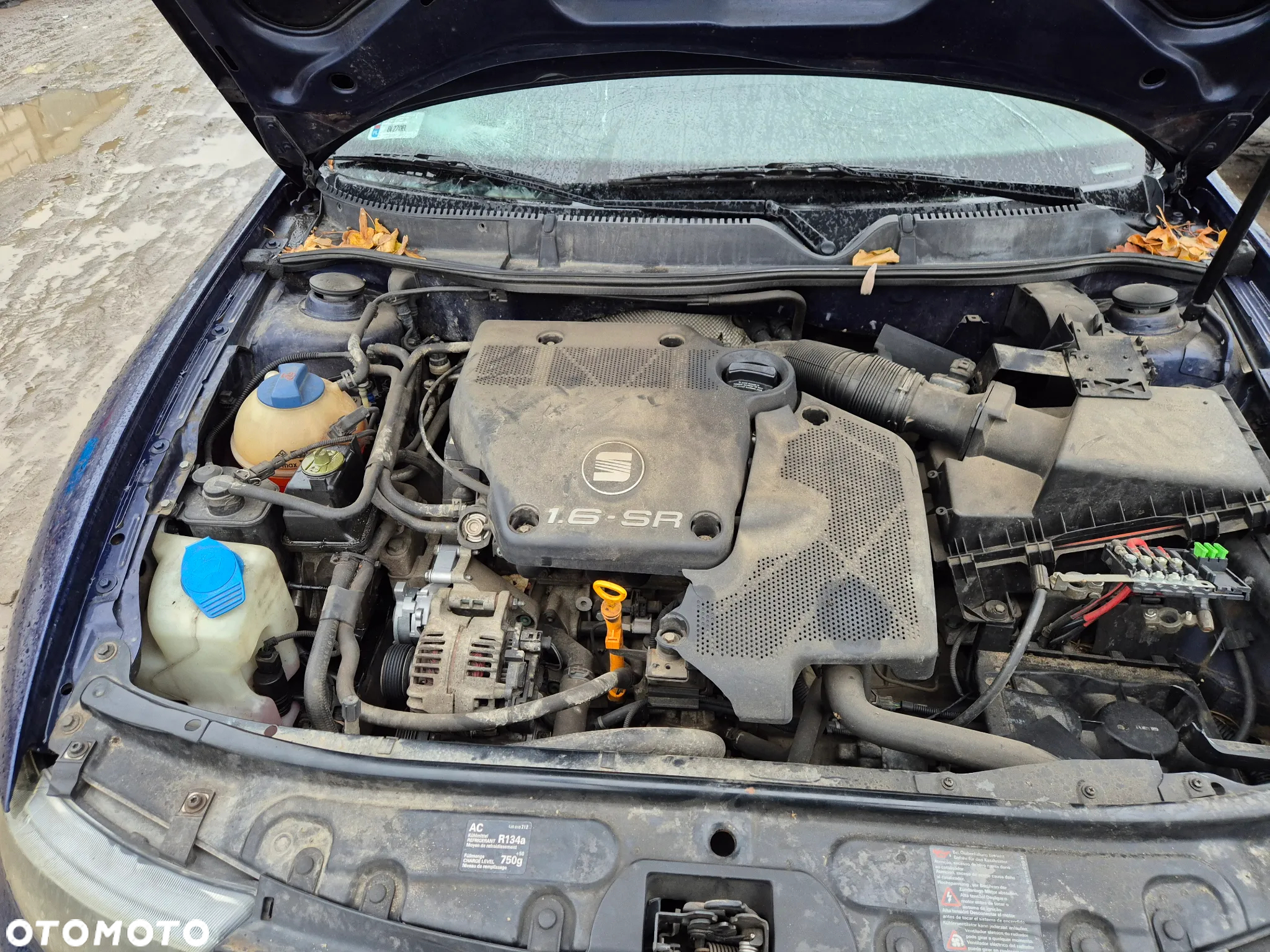 seat toledo II silnik 1.6 SR AKL skrzynia DUU sanki belka przód tył wahacz zacisk zwrotnica - 2