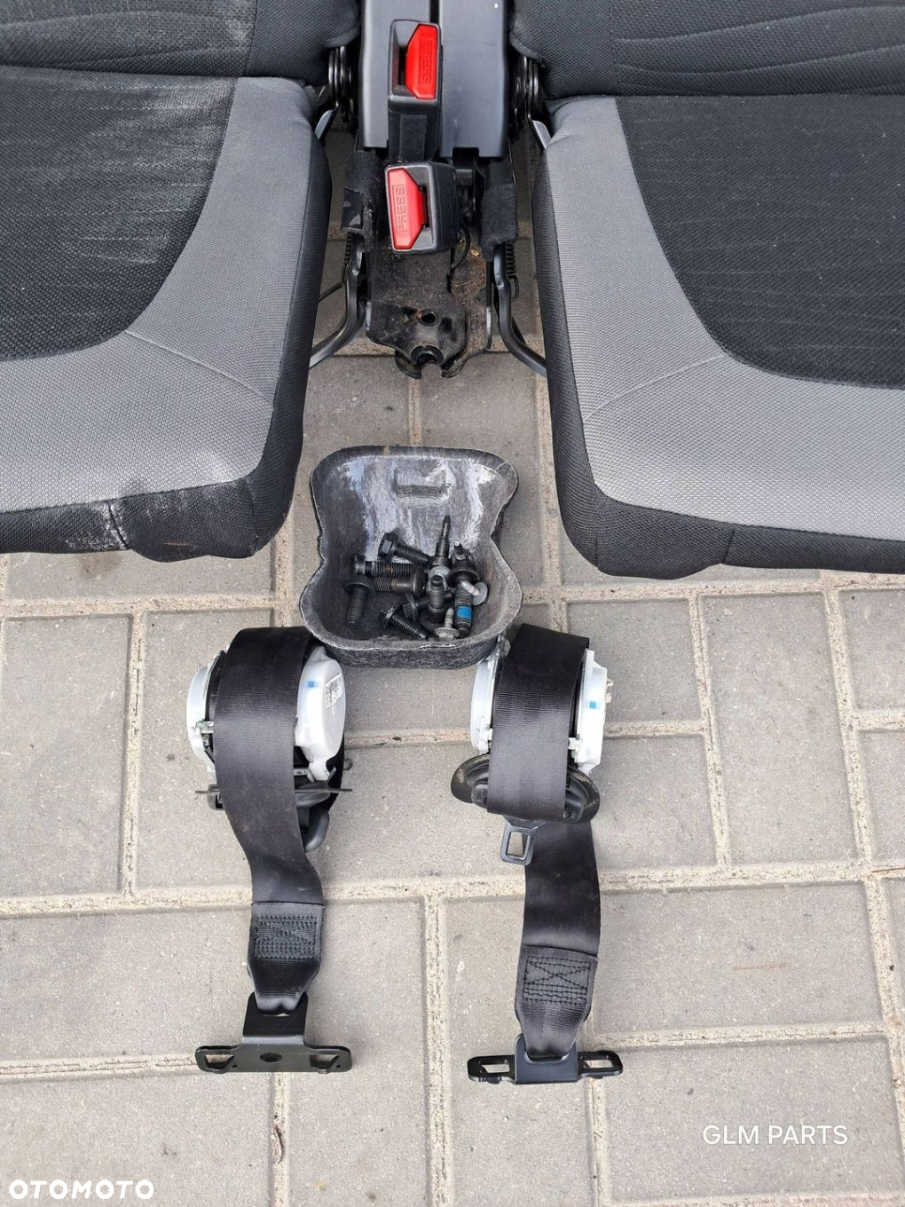 Citroen C4 Grand Picasso II Fotele tylne trzeciego rzędu pasy mocowania - 6