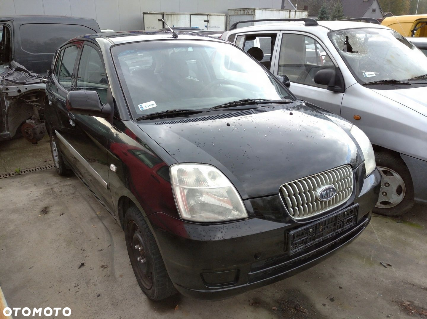 KIA PICANTO 1 I DRZWI PRZÓD PRAWE CZARNE Z1 - 11