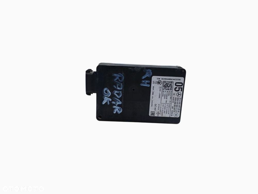 RADAR DISTRONIC SENSOR MODUŁ MERCEDES E-KLASA W212 LIFT A0009052804 - 1