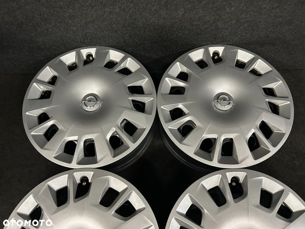 Felgi Stalowe Opel Combo E z oryginalnymi kołpakami Opla 16 cali 5x108 4szt. Ładne! - 4