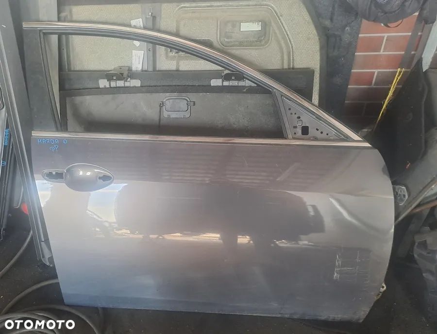 MAZDA 6 GH 09r HB DRZWI PRAWY PRZÓD PRZEDNIE GOŁE - 1