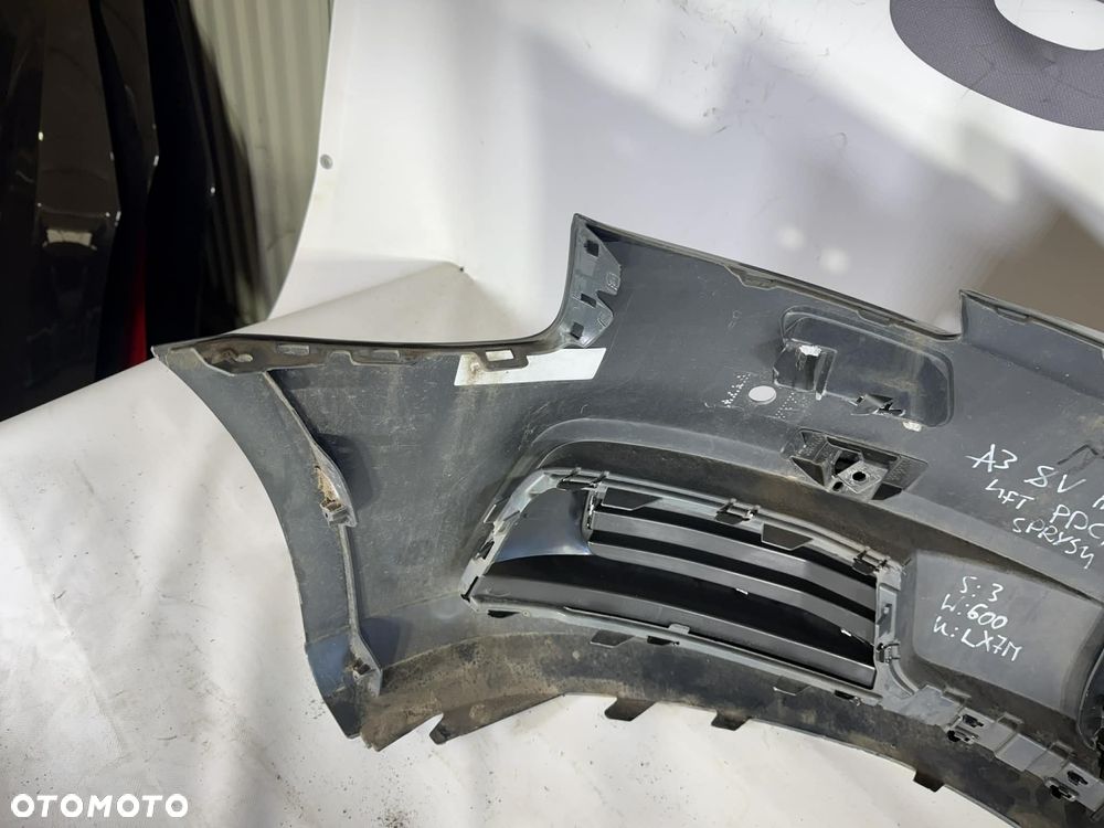 Audi A3 8V 8V3 8V4 LIFT Zderzak Przód Przedni PDC Sprysk LX7M 8V3807437AF - 14
