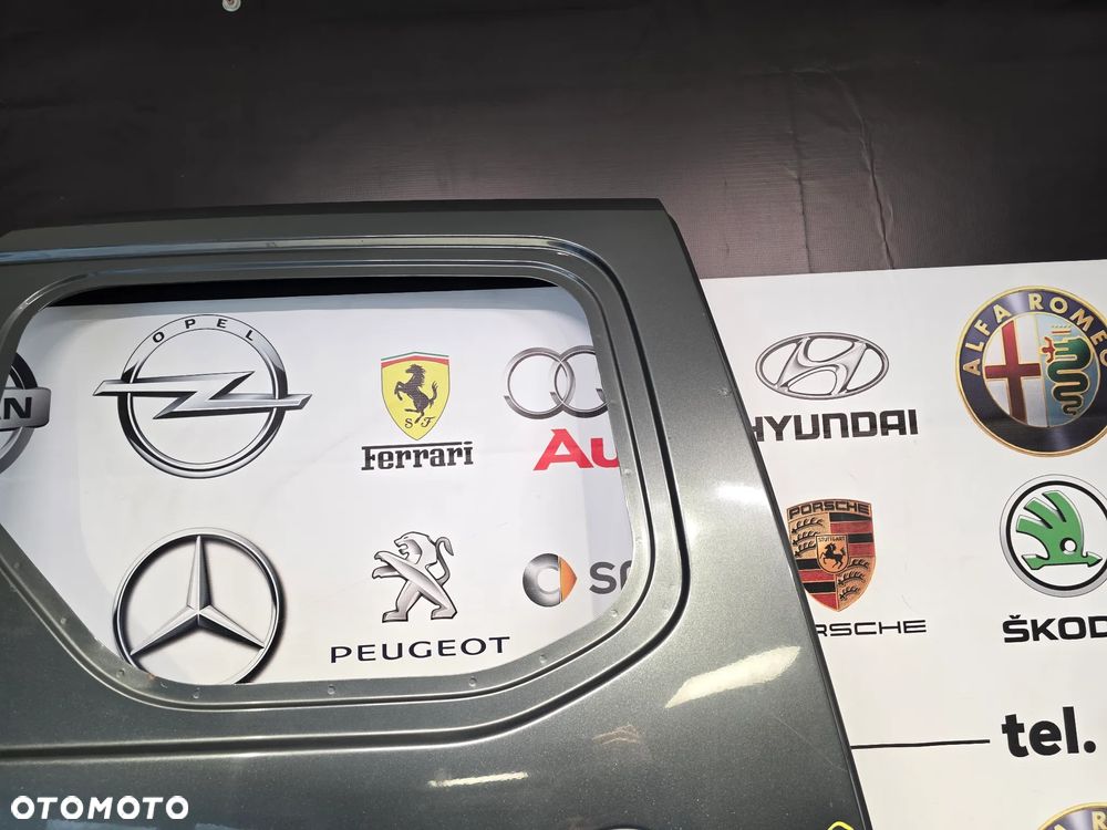 PEUGEOT PARTNER 3 III / CITROEN BERLINGO 08-15 PRAWE DRZWI TYLNE TYLNIE TYŁ PRZESUWNE , NR AUKCJI KL45 - 13